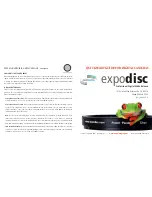 Предварительный просмотр 1 страницы expoimaging expodisc Quick Start Manual