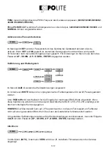 Preview for 12 page of Expolite LED Fesnel XAL User Manual