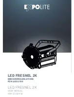 Expolite LED FRESNEL 2K User Manual предпросмотр