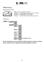 Preview for 8 page of Expolite LED Fresnel Mini HD User Manual