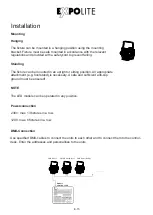 Preview for 15 page of Expolite LED Fresnel Mini HD User Manual