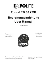 Preview for 1 page of Expolite led22311 User Manual