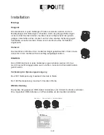 Preview for 7 page of Expolite led22311 User Manual