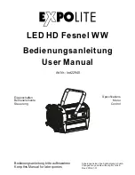 Предварительный просмотр 1 страницы Expolite led22940 User Manual