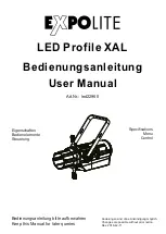 Preview for 1 page of Expolite LED22960 User Manual