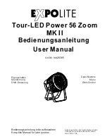 Предварительный просмотр 1 страницы Expolite led28385 User Manual