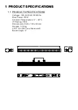 Предварительный просмотр 12 страницы Expolite TourBar 12 Pix WW User Manual