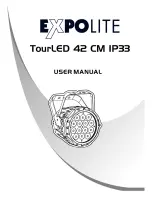 Expolite TourLED 42 CM IP33 User Manual preview