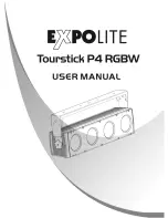 Preview for 1 page of Expolite Tourstick P4 RGBW User Manual