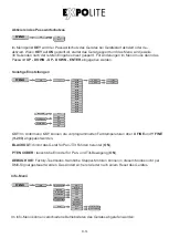 Preview for 14 page of Expolite WD8 FX Wash User Manual