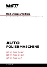 Preview for 1 page of Expondo MSW-POL120C User Manual