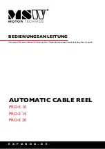 Expondo MSW PRO-E 10 User Manual предпросмотр