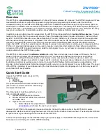 Preview for 5 page of Express Controls ZWP500 Quick Start Manual