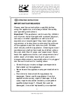 Preview for 10 page of Exquisit BP6303wer Instruction Manual