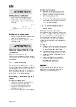 Предварительный просмотр 26 страницы Exquisit CM 30953 we Instruction Manual