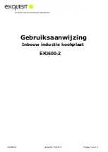 Exquisit EKI600-2 Installation And User Instructions Manual preview