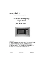 Preview for 1 page of Exquisit EMW20.1G Instruction Manual