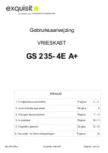 Preview for 1 page of Exquisit GS 235-4E A+ User Instruction