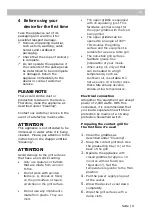 Preview for 9 page of Exquisit KG 6102 isw Instruction Manual