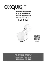 Exquisit KM 3001 we Instruction Manual preview