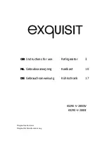 Exquisit KS290-V-280GI Instructions For Use Manual preview