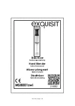 Exquisit MS8001swi Instruction Manual preview