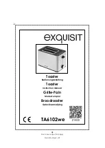Exquisit TA6102we Instruction Manual preview