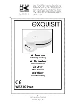 Exquisit WE3101we Instruction Manual preview