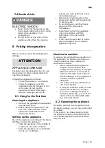 Preview for 15 page of Exquisit WK6103 sw Instruction Manual