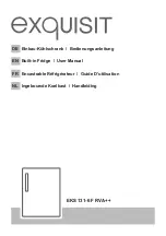 exqusit Built-in User Manual предпросмотр