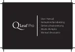 ExSilent Qleaf Pro User Manual preview