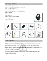 Предварительный просмотр 3 страницы Exsound Coral III User Manual