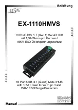 Exsys EX-1110HMVS Manual предпросмотр