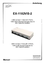 Preview for 1 page of Exsys EX-1182VIS-2 Manual