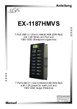 Exsys EX-1187HMVS Manual предпросмотр