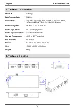 Предварительный просмотр 14 страницы Exsys EX-1189HMVS-3W Manual