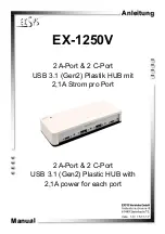 Preview for 1 page of Exsys EX-1250V Manual