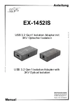 Предварительный просмотр 1 страницы Exsys EX-1452IS Manual