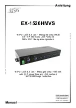 Предварительный просмотр 1 страницы Exsys EX-1526HMVS Manual