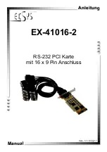 Exsys EX-41016-2 Manual preview