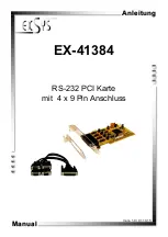 Exsys EX-41384 Manual предпросмотр