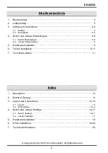 Preview for 2 page of Exsys EX-42032 Manual