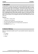 Preview for 12 page of Exsys EX-42032 Manual