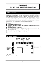 Предварительный просмотр 1 страницы Exsys EX-48015 Manual