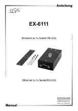 Preview for 1 page of Exsys EX-6111 Manual