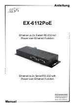 Exsys EX-6112PoE Manual preview