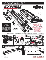 Preview for 1 page of Extang Express Tonno Installation Sheet