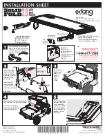 Extang Solid Fold 2.0 Installation Sheet предпросмотр