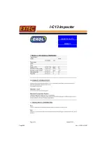 Preview for 288 page of Extec I-C13 Impactor Operating And Maintenance Manual