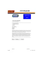 Preview for 290 page of Extec I-C13 Impactor Operating And Maintenance Manual